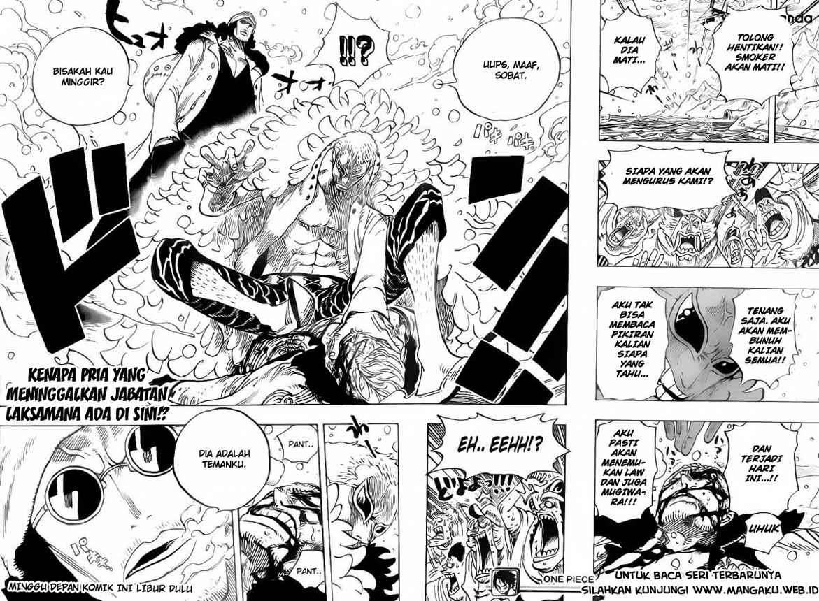 One Piece Chapter 698 Gambar 19