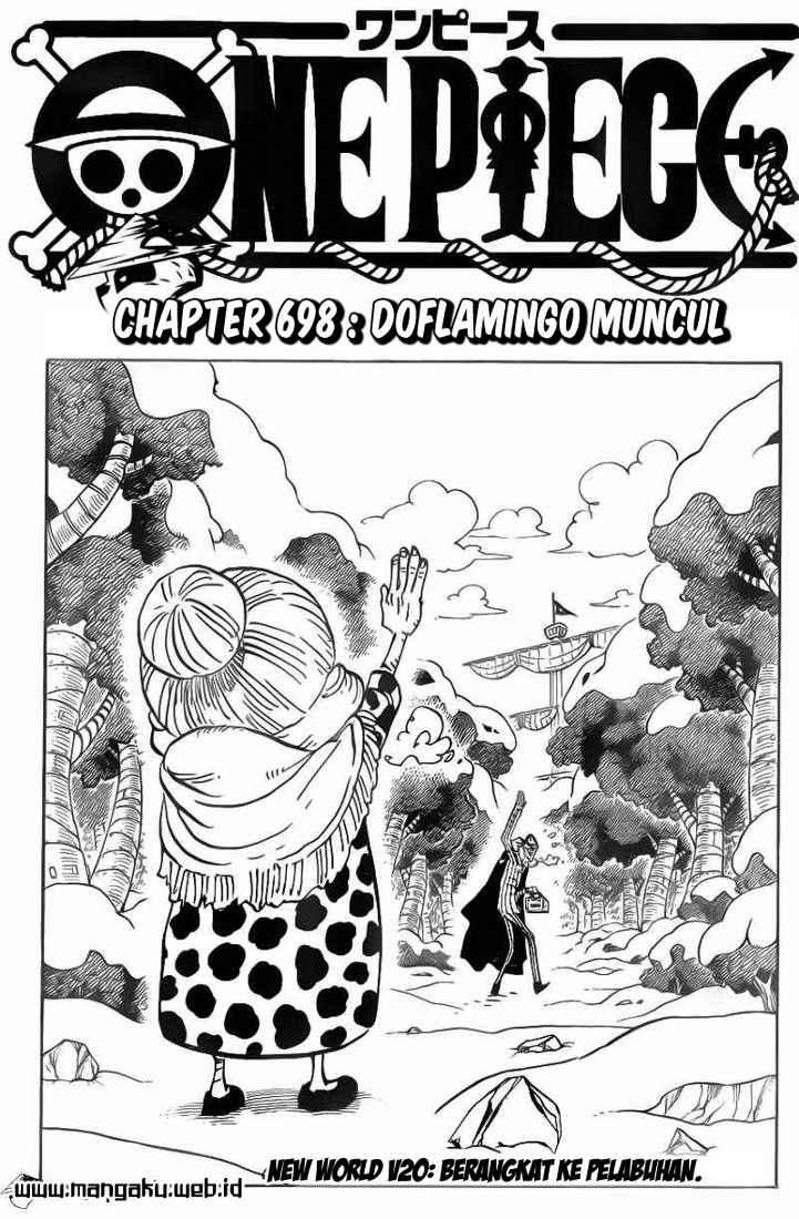 Baca Manga One Piece Chapter 698 Gambar 2