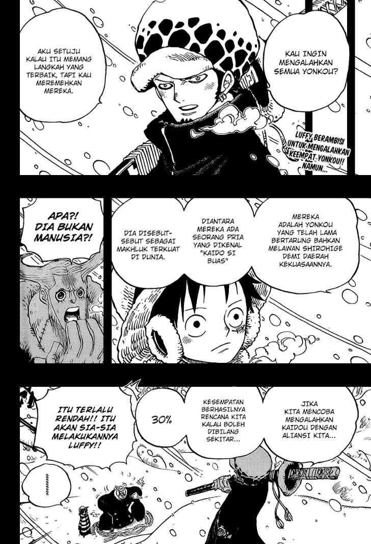One Piece Chapter 697 Gambar 3