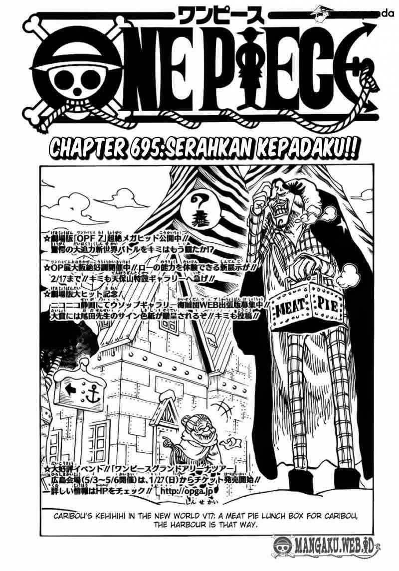 Baca Manga One Piece Chapter 695 Gambar 2