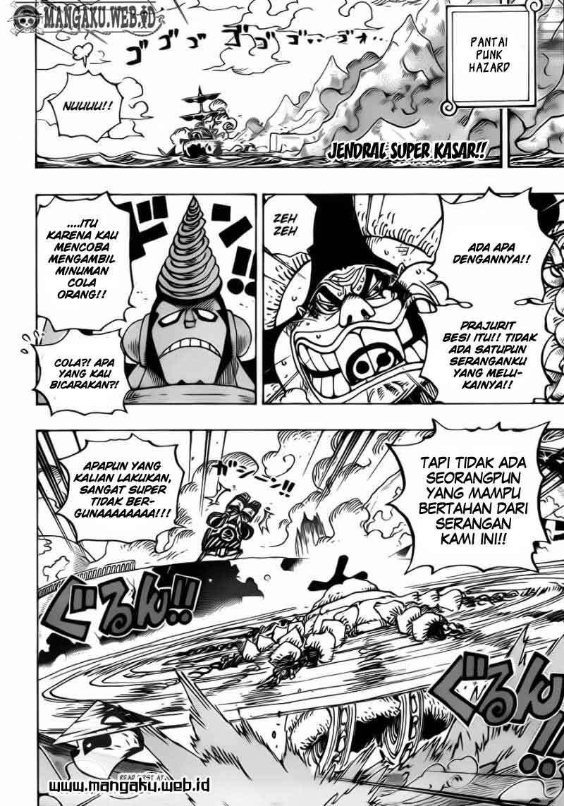 One Piece Chapter 695 Gambar 3