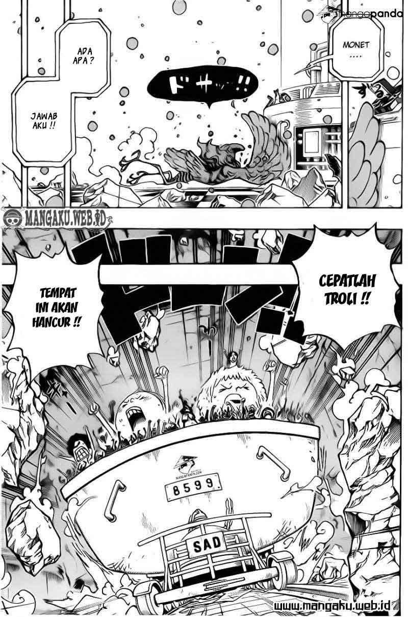 One Piece Chapter 694 Gambar 14