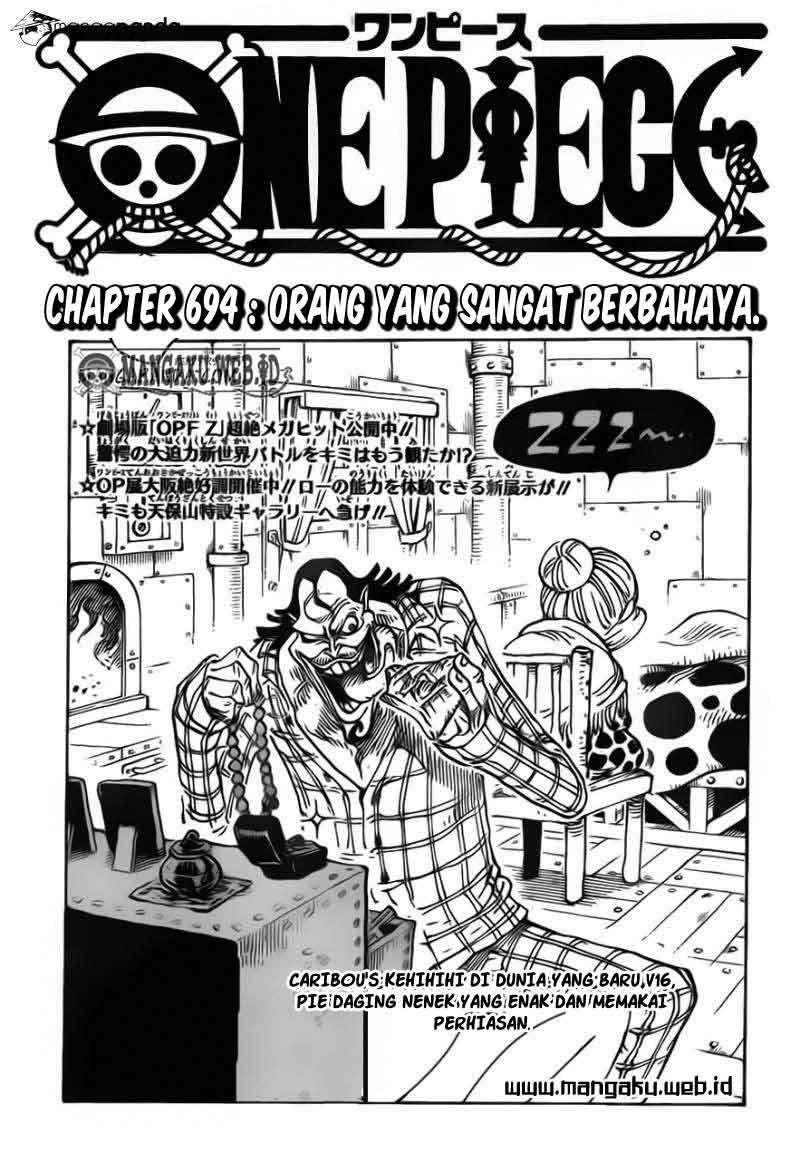 Baca Manga One Piece Chapter 694 Gambar 2