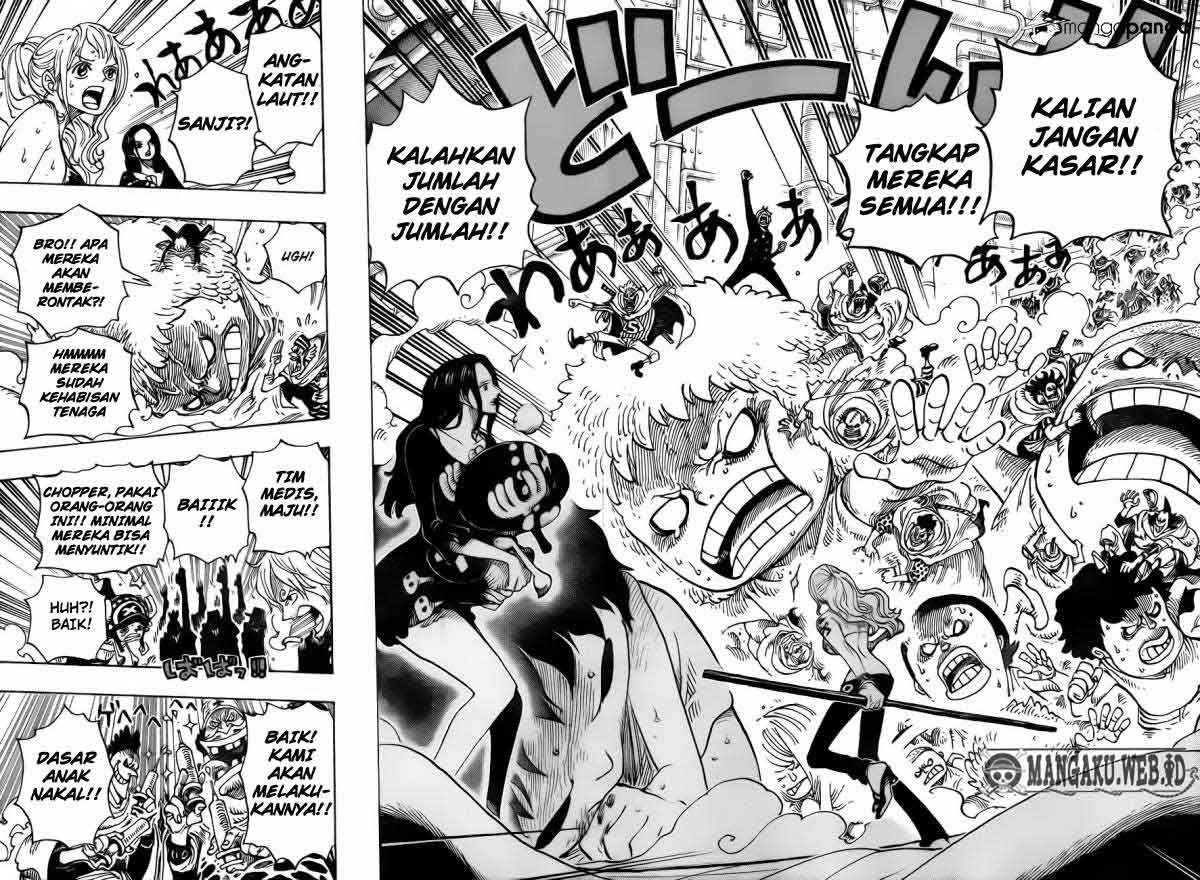 One Piece Chapter 688 Gambar 17