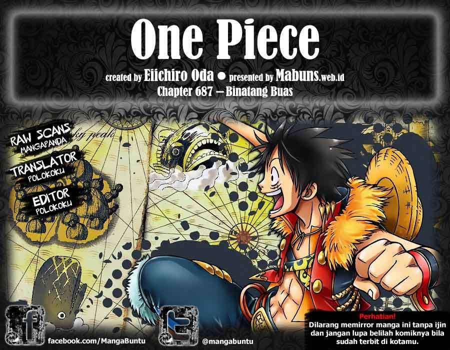 Baca Komik One Piece Chapter 687 Gambar 1