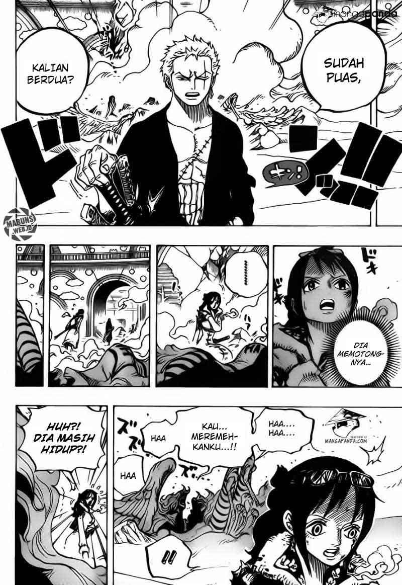 One Piece Chapter 687 Gambar 16