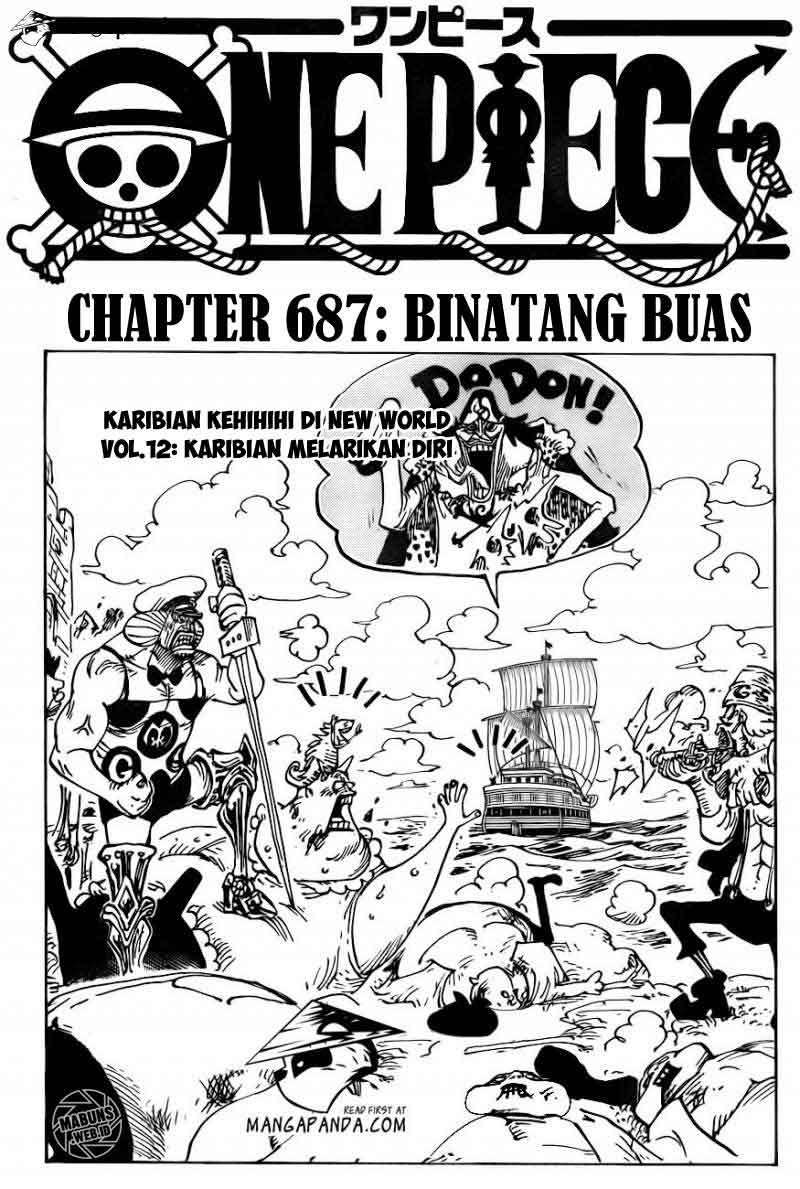 Baca Manga One Piece Chapter 687 Gambar 2
