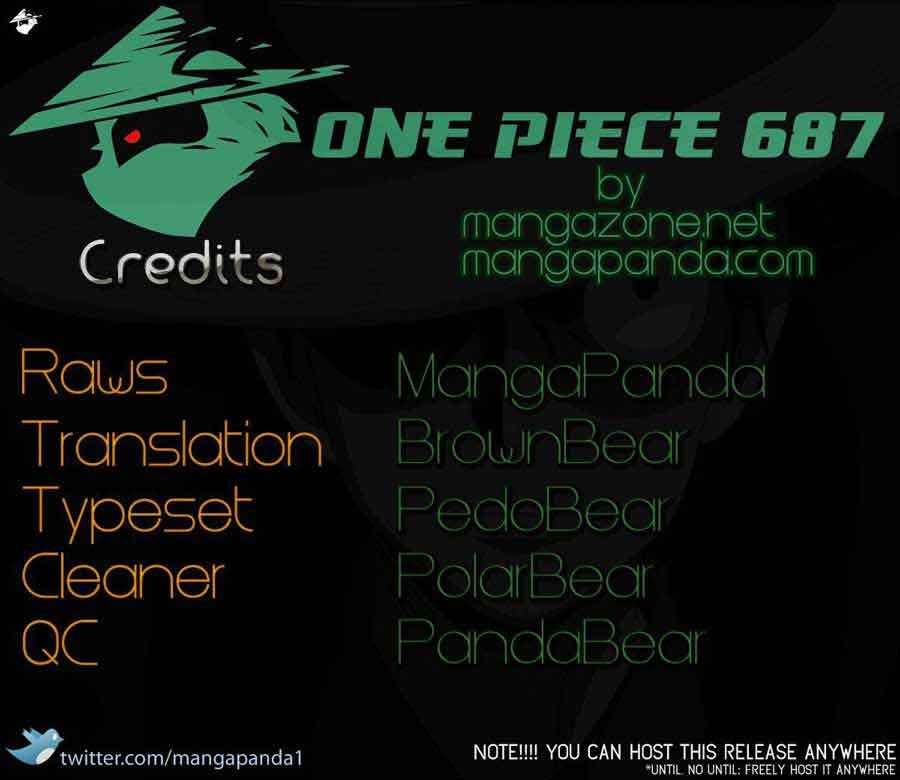 One Piece Chapter 687 Gambar 20