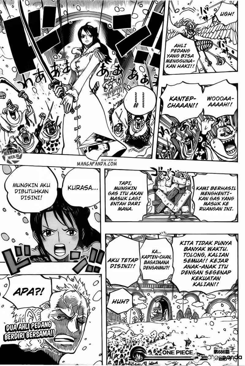 One Piece Chapter 686 Gambar 20