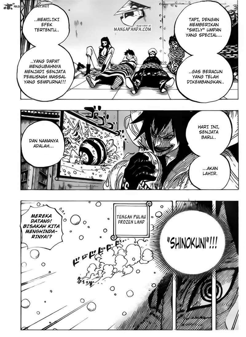 One Piece Chapter 675 Gambar 15