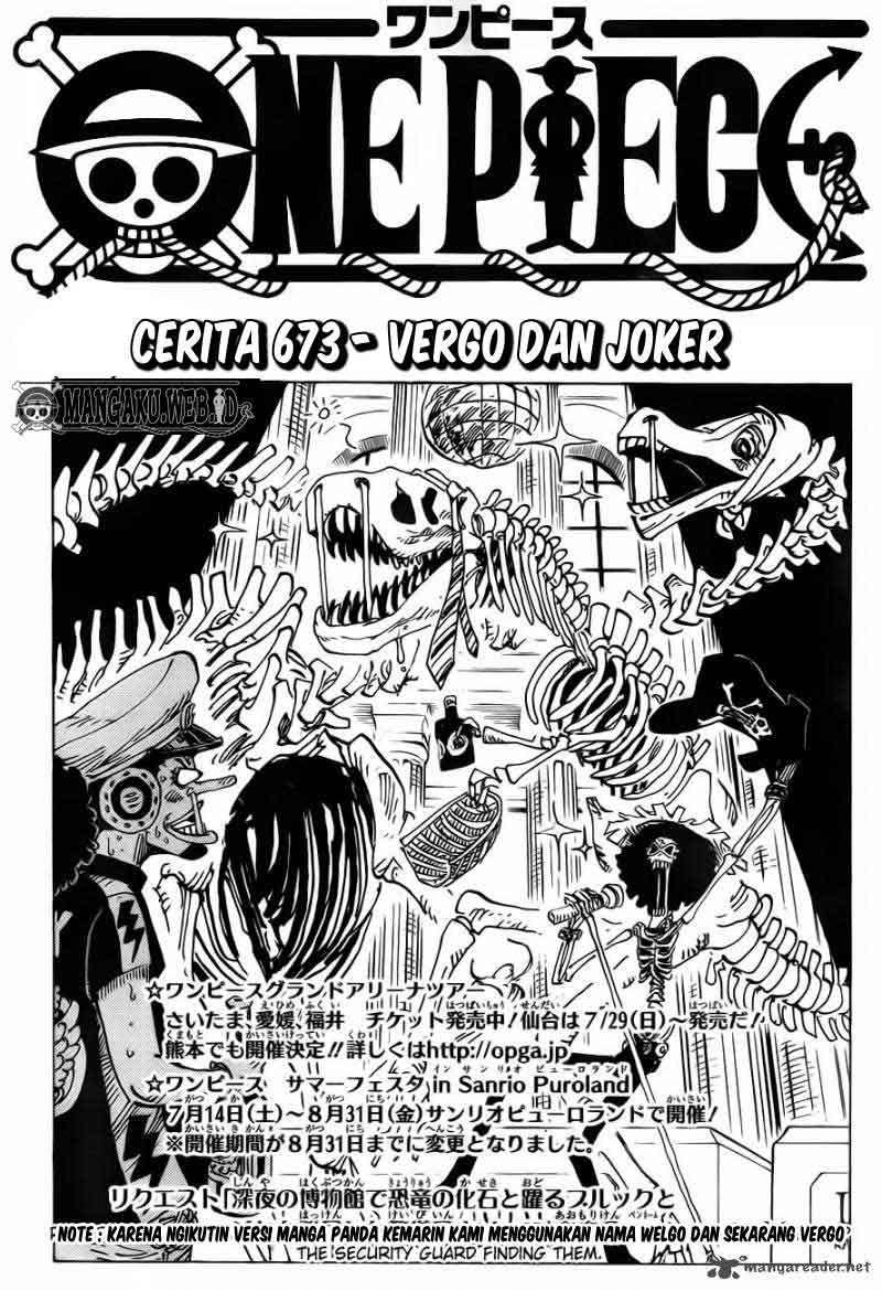 Baca Manga One Piece Chapter 673 Gambar 2