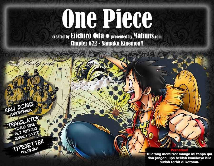 Baca Komik One Piece Chapter 672 Gambar 1