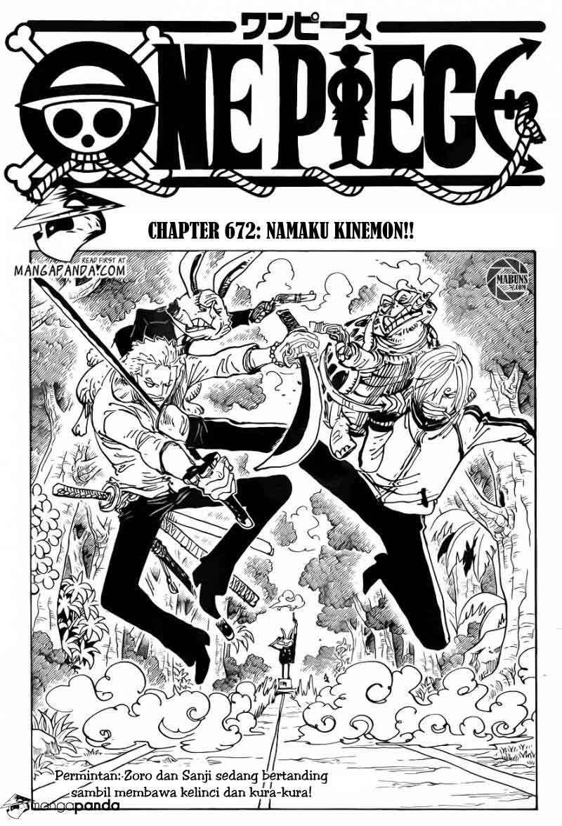 Baca Manga One Piece Chapter 672 Gambar 2