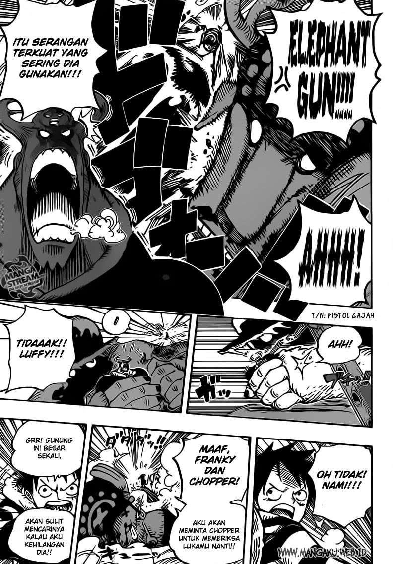 One Piece Chapter 667 Gambar 16