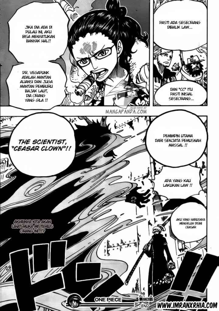 One Piece Chapter 663 Gambar 19