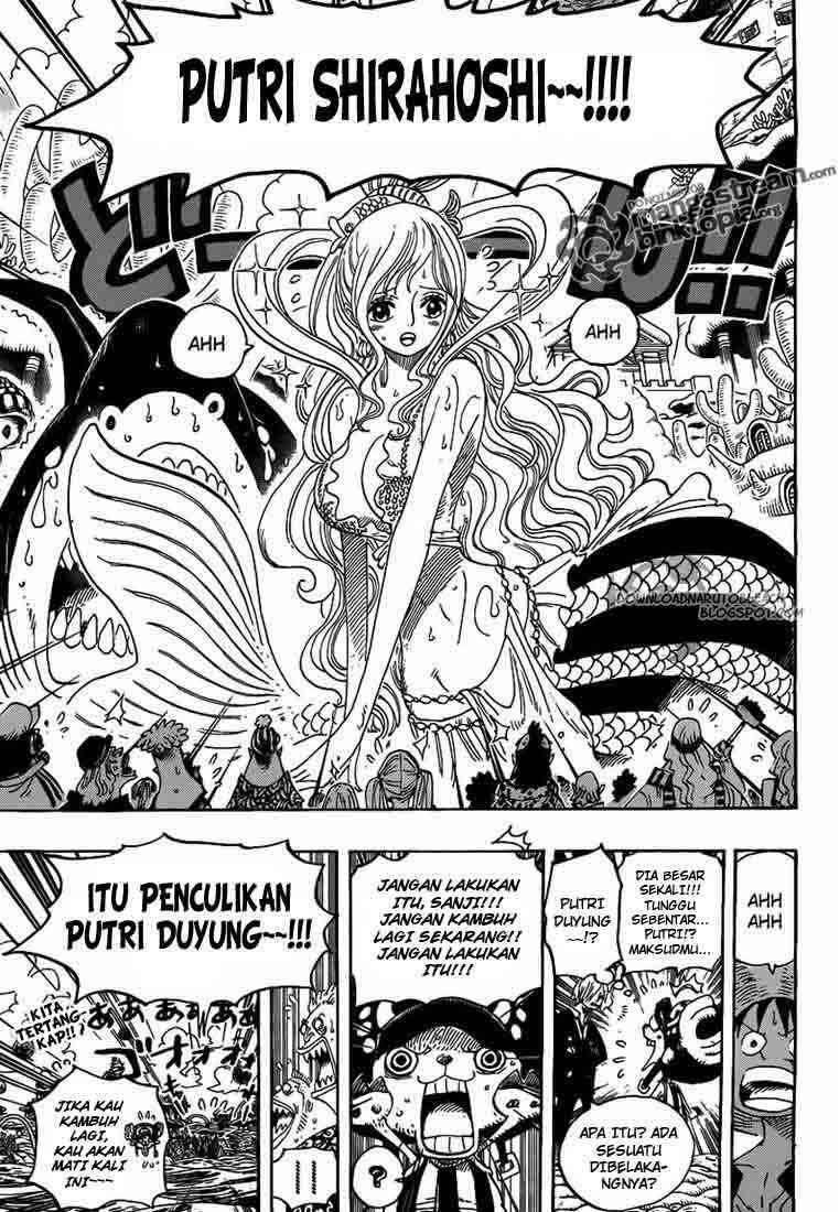 One Piece Chapter 617 Gambar 17