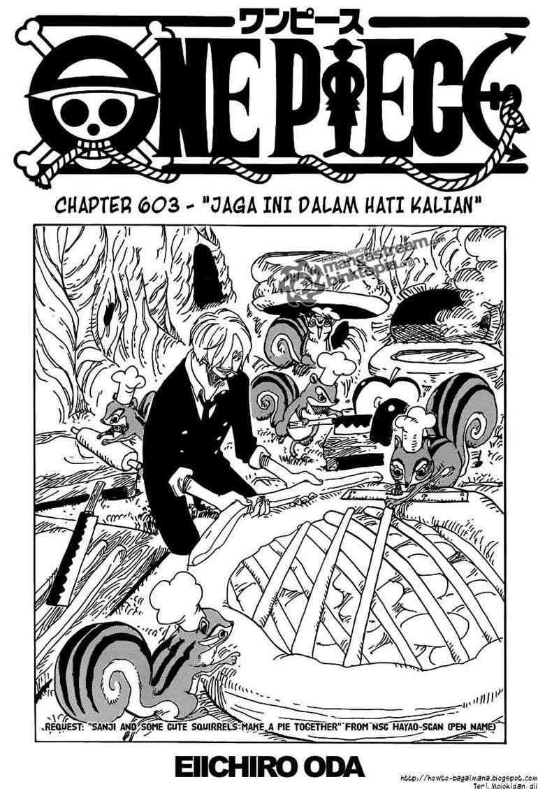Baca Komik One Piece Chapter 603 Gambar 1
