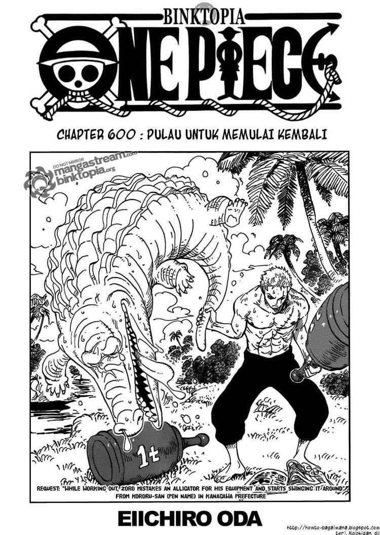 Baca Komik One Piece Chapter 600 Gambar 1