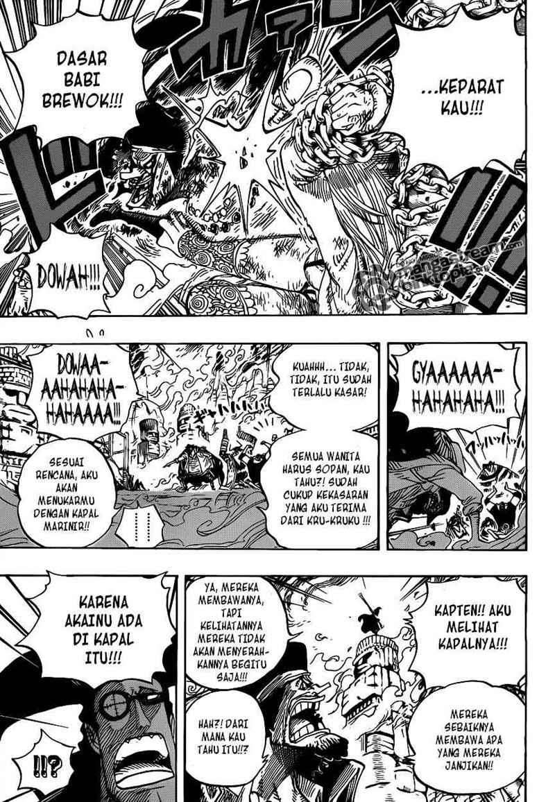 One Piece Chapter 595 Gambar 7