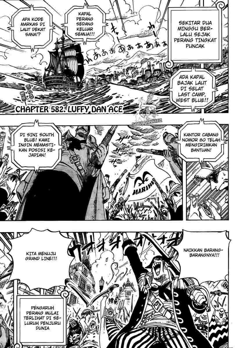 Baca Komik One Piece Chapter 582 Gambar 1
