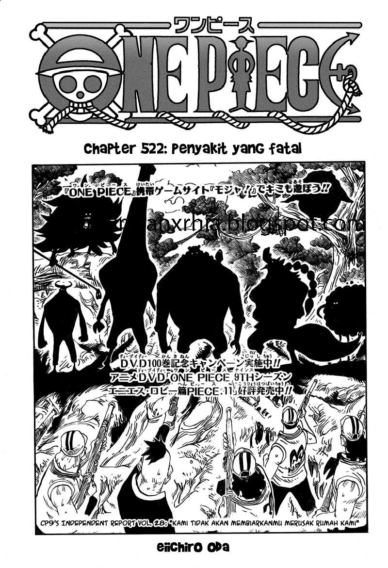 Baca Komik One Piece Chapter 522 Gambar 1