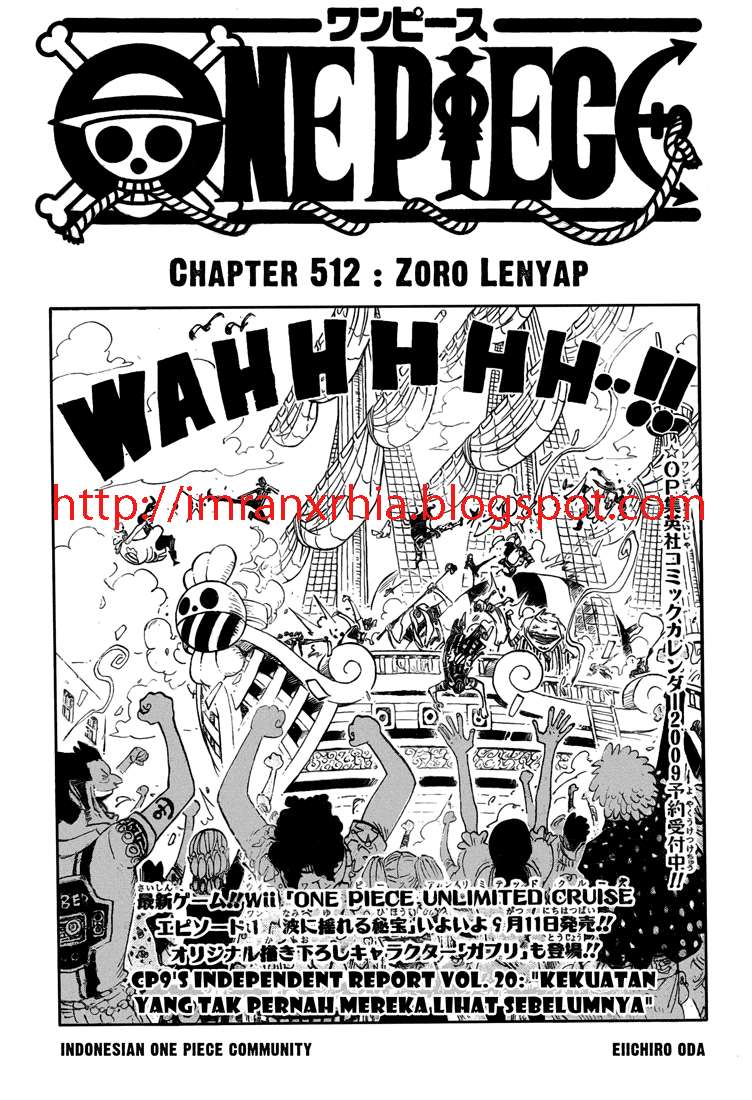 Baca Komik One Piece Chapter 512 Gambar 1