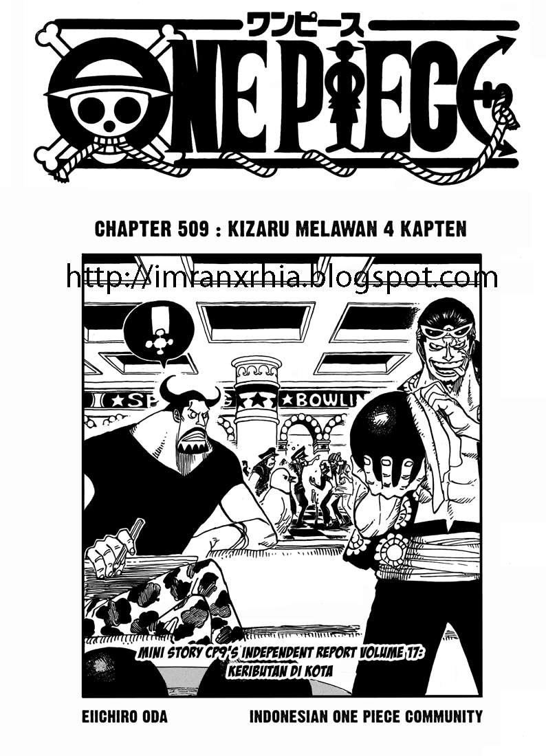 Baca Komik One Piece Chapter 509 Gambar 1