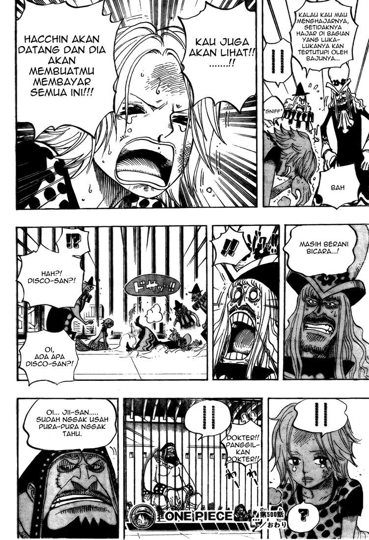 One Piece Chapter 500 Gambar 18