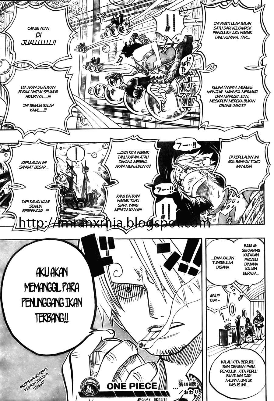 One Piece Chapter 499 Gambar 19