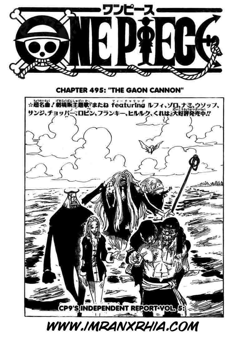 Baca Komik One Piece Chapter 495 Gambar 1