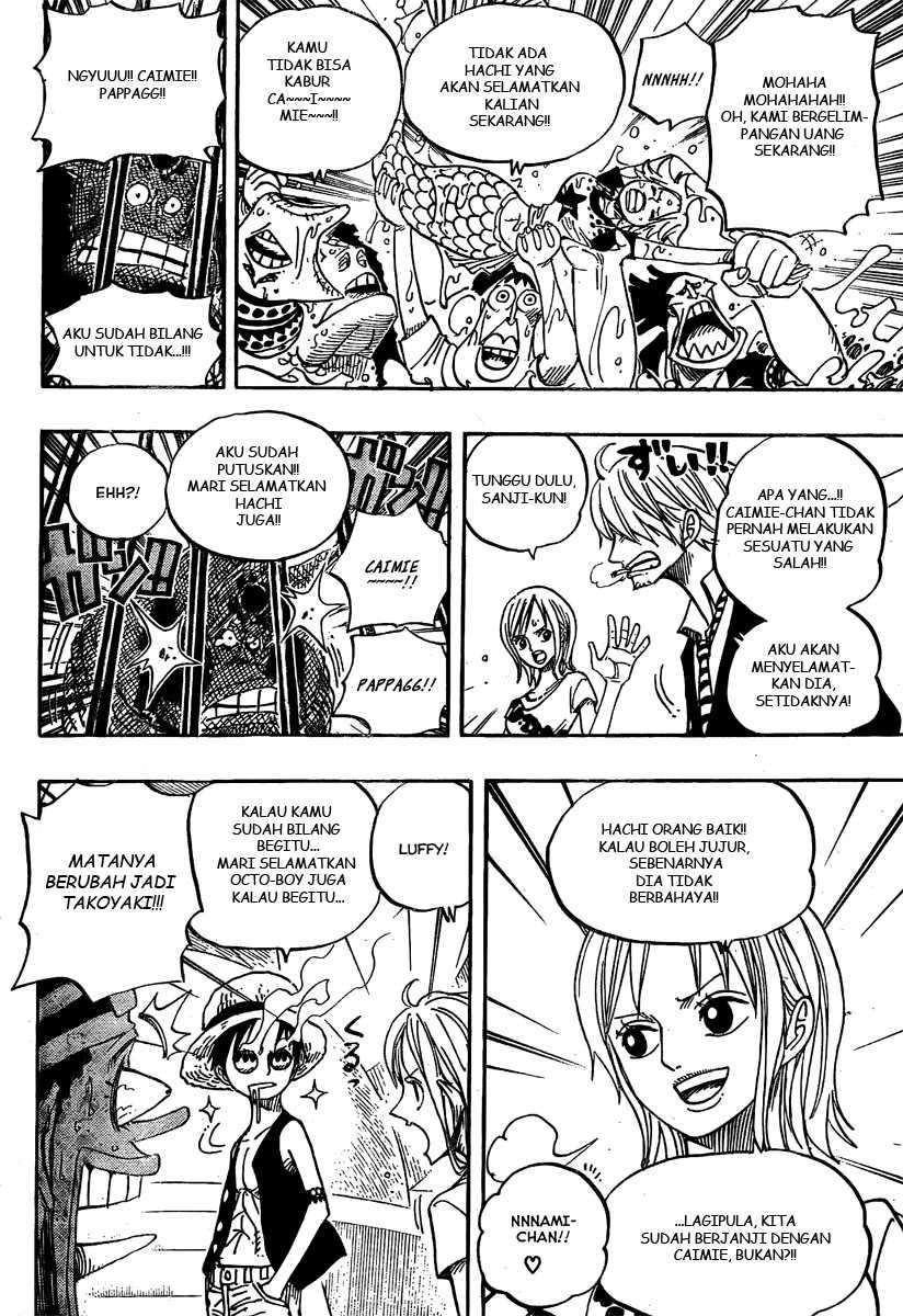 One Piece Chapter 492 Gambar 16