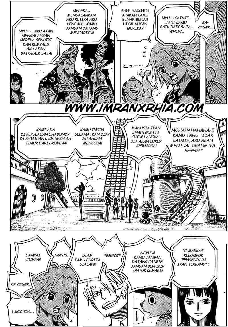 One Piece Chapter 491 Gambar 8