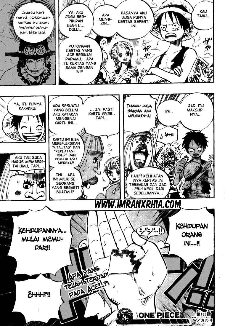 One Piece Chapter 489 Gambar 16