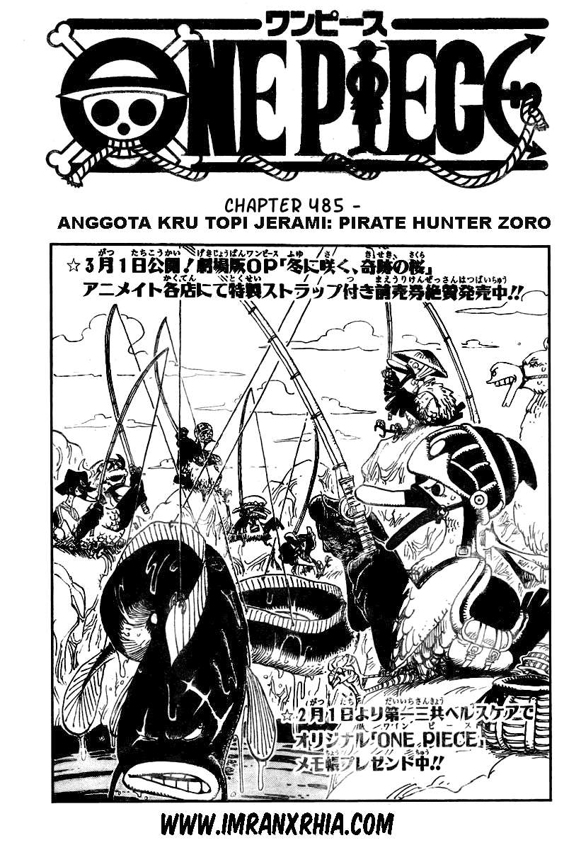 Baca Komik One Piece Chapter 485 Gambar 1