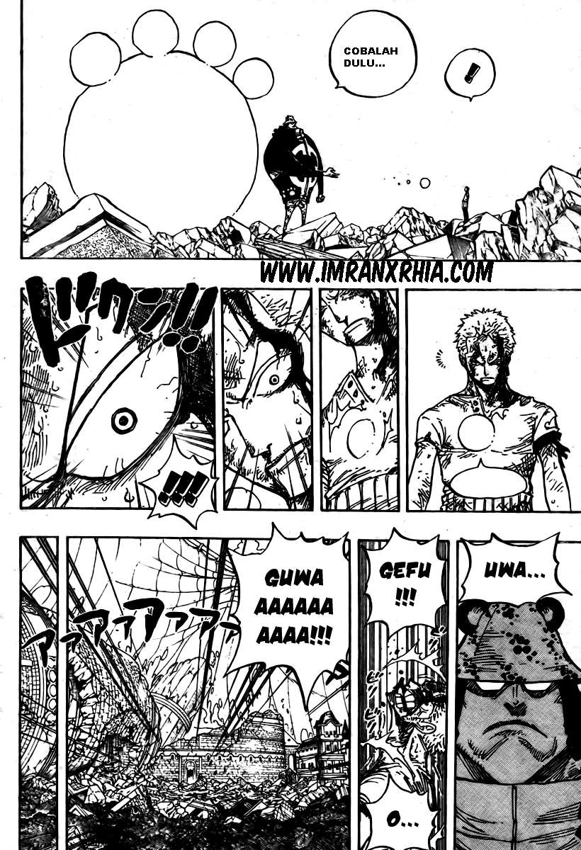 One Piece Chapter 485 Gambar 16