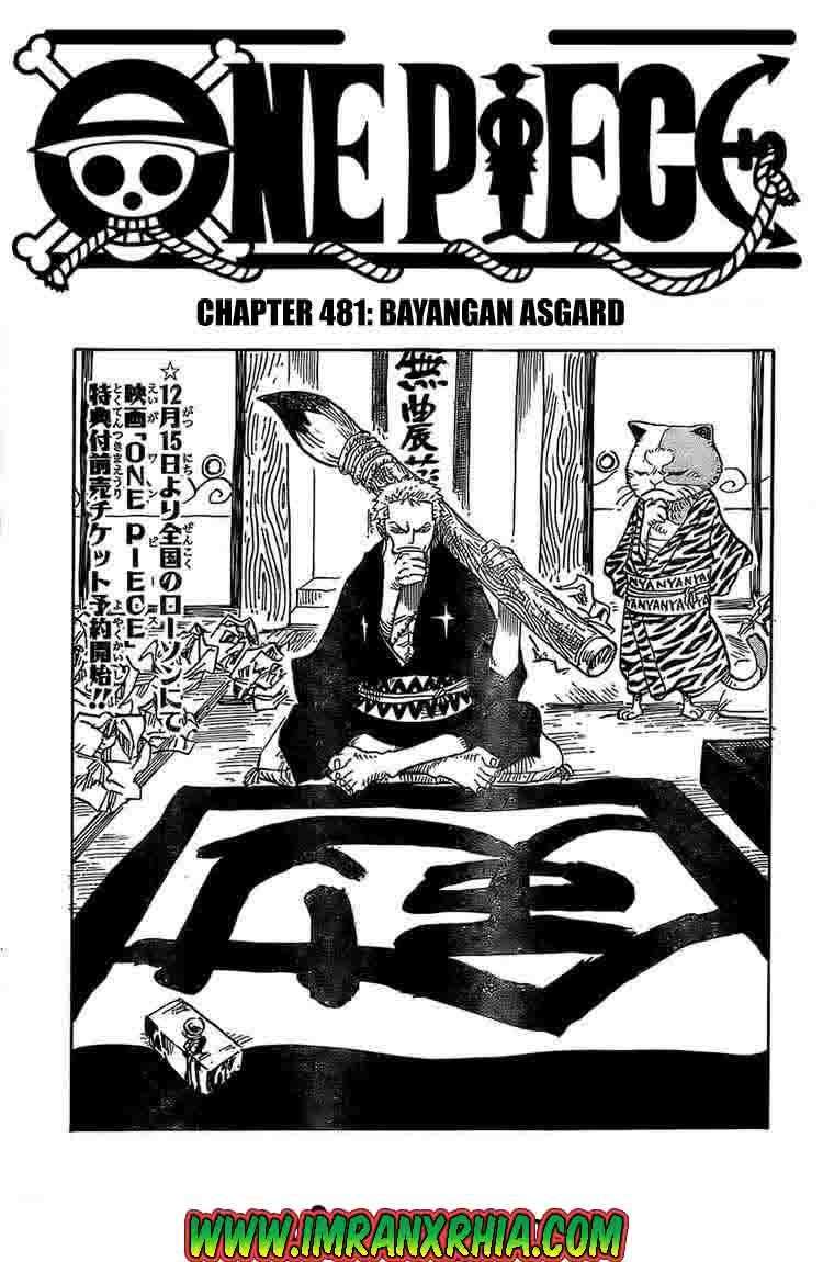 Baca Komik One Piece Chapter 481 Gambar 1