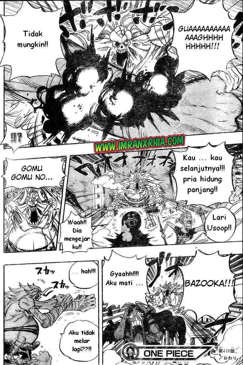 One Piece Chapter 476 Gambar 17