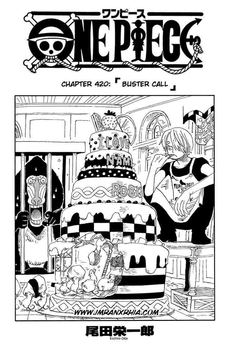 Baca Komik One Piece Chapter 420 Gambar 1