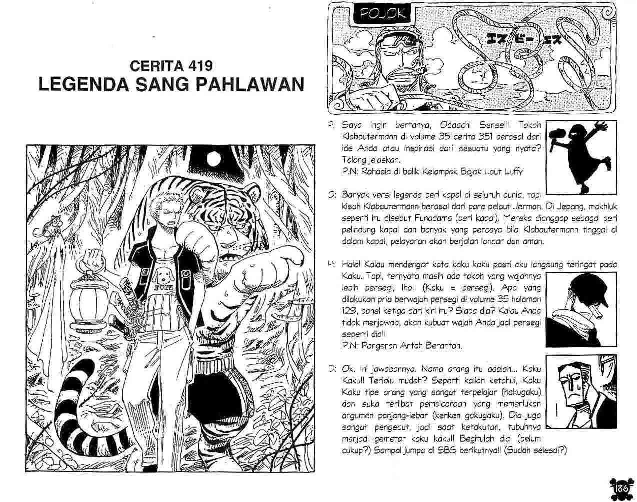 Baca Komik One Piece Chapter 419 Gambar 1