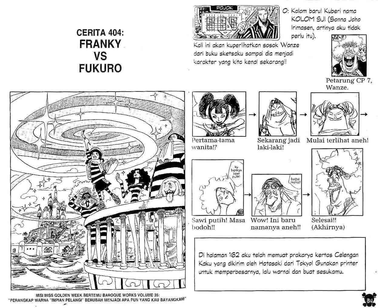 Baca Komik One Piece Chapter 404 Gambar 1