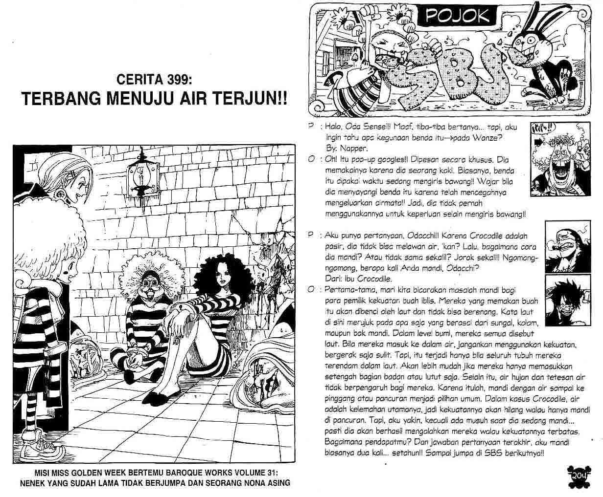 Baca Komik One Piece Chapter 399 Gambar 1