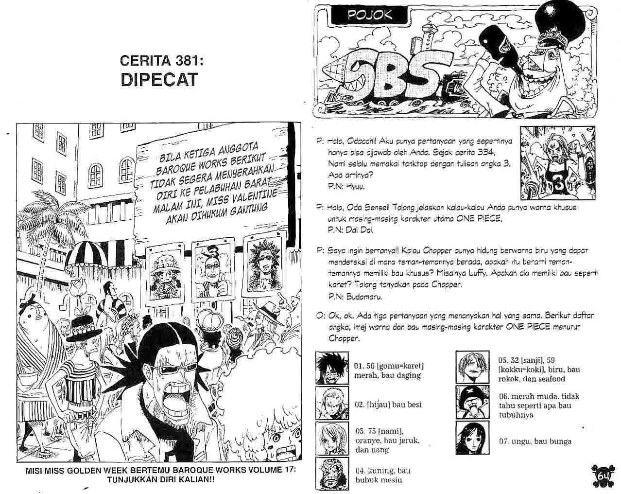 Baca Komik One Piece Chapter 381 Gambar 1