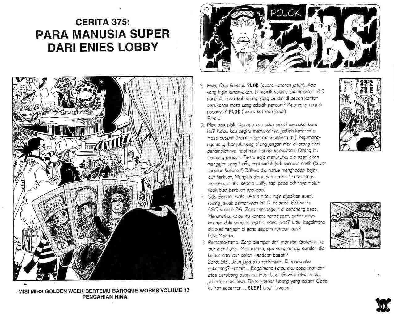 Baca Komik One Piece Chapter 375 Gambar 1