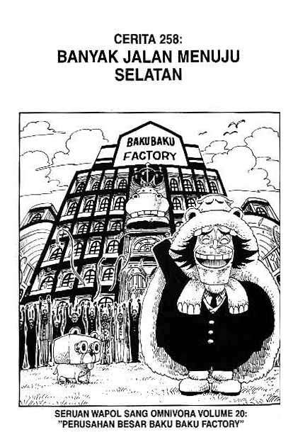 Baca Komik One Piece Chapter 258 Gambar 1