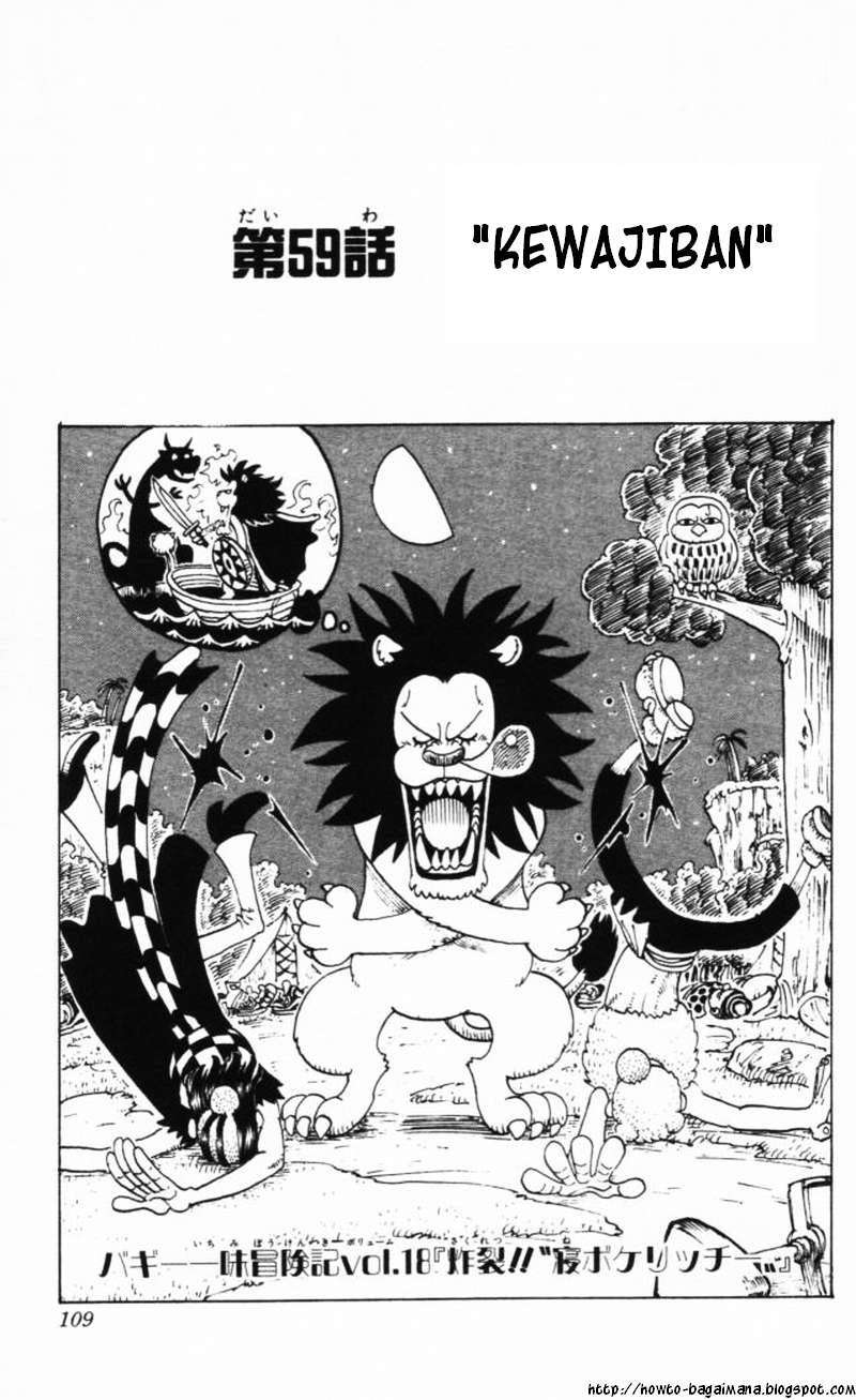 Baca Komik One Piece Chapter 59 Gambar 1