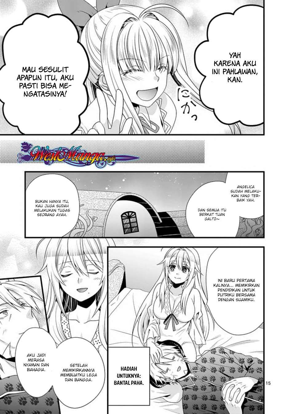 Maou desu Onna Yuusha no Hahaoya to Saikon Shita no de Onna Yuusha ga Giri no Musume ni Narimashita Chapter 14 Gambar 18