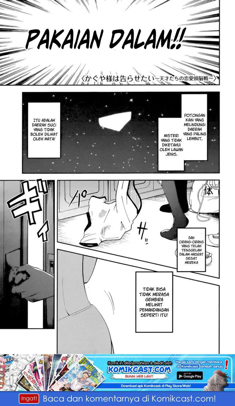 Baca Manga Kaguya-sama wa Kokurasetai – Tensai-tachi no Renai Zunousen Chapter 70 Gambar 2