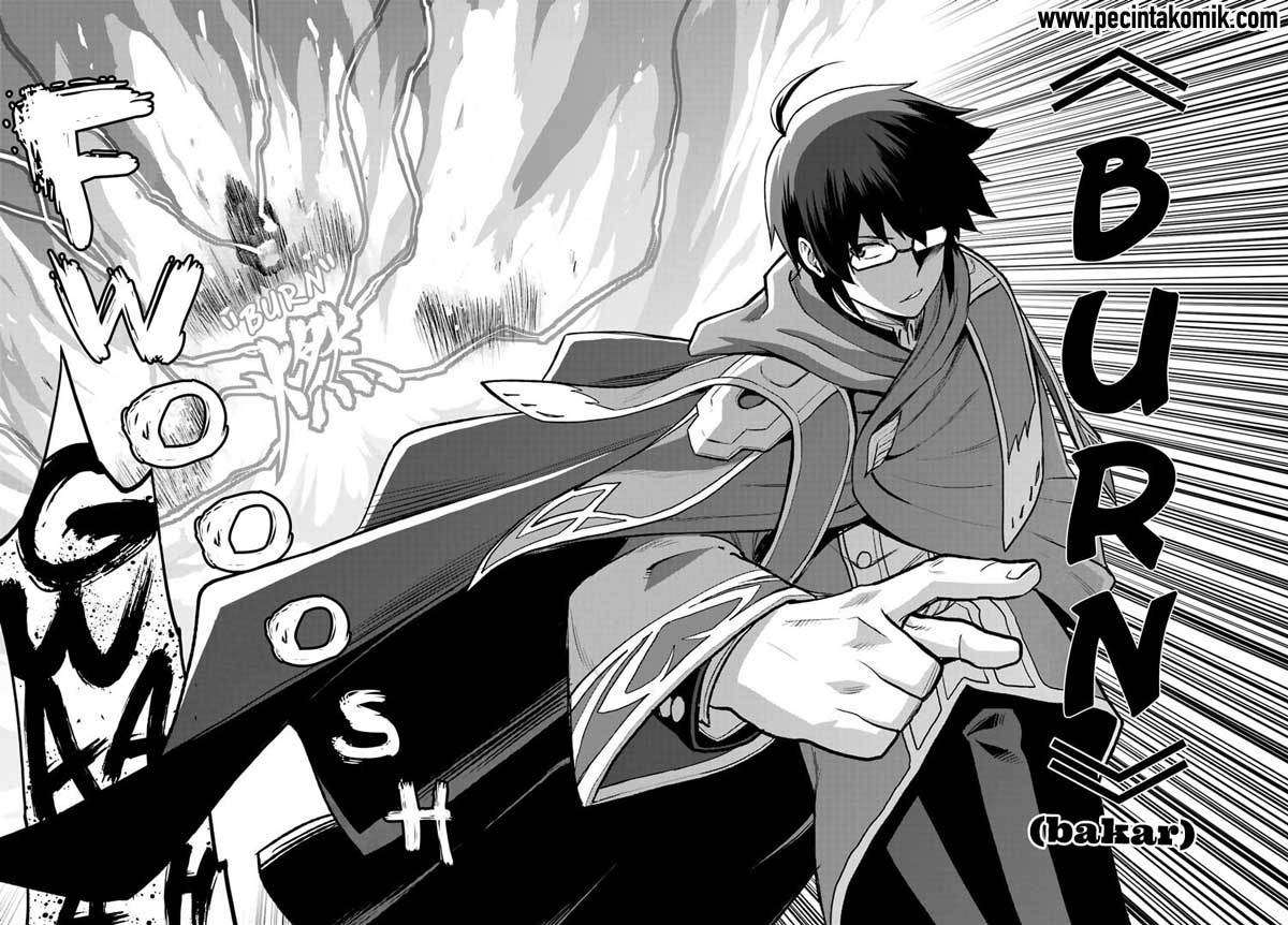 Konjiki no Moji Tsukai: Yuusha Yonin ni Makikomareta Unique Cheat Chapter 09 Gambar 37
