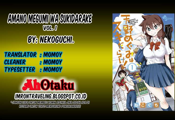 Amano Megumi wa Sukidarake! Chapter 09 Gambar 3
