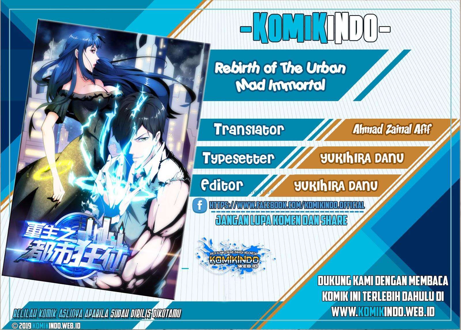 Baca Komik Rebirth Of The Urban Mad Immortal Chapter 19 Gambar 1